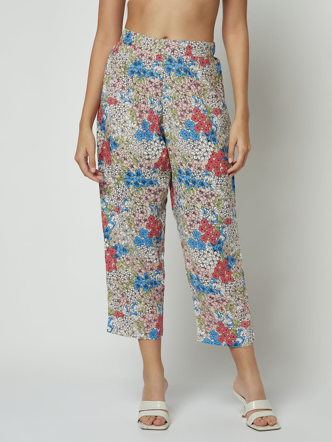 Floral Shirt Kurta and Pant Set