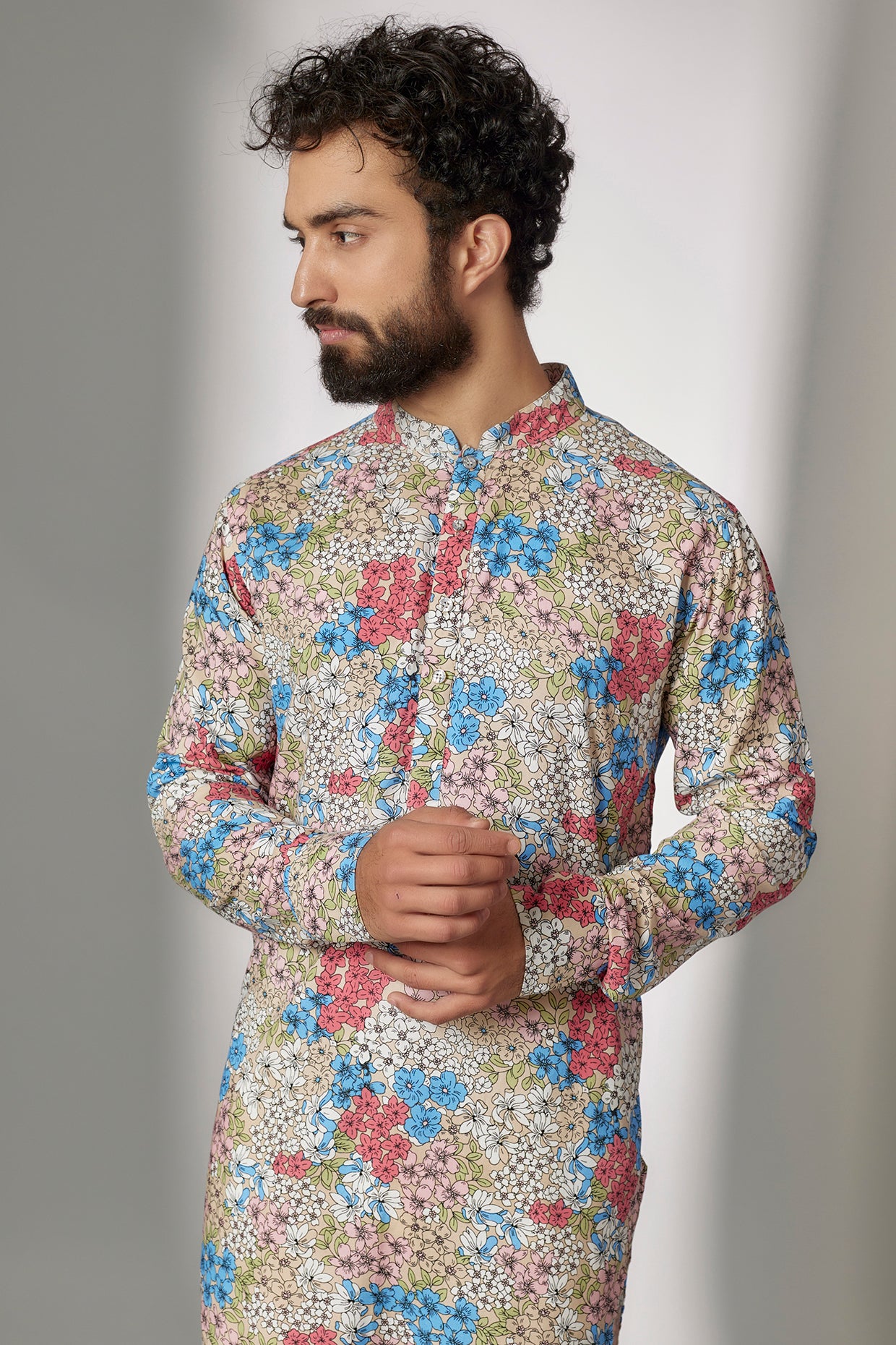 Floral Print Kurta Set - Spring Break