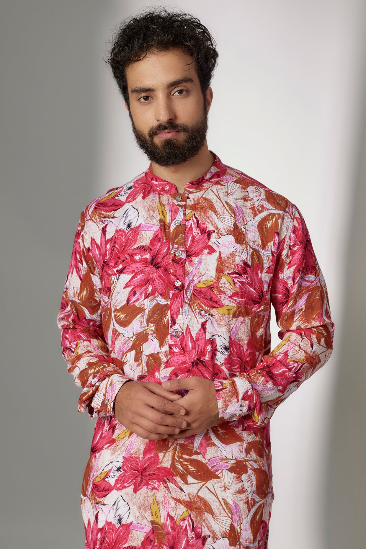 Pink Printed Kurta Set - Spring Break
