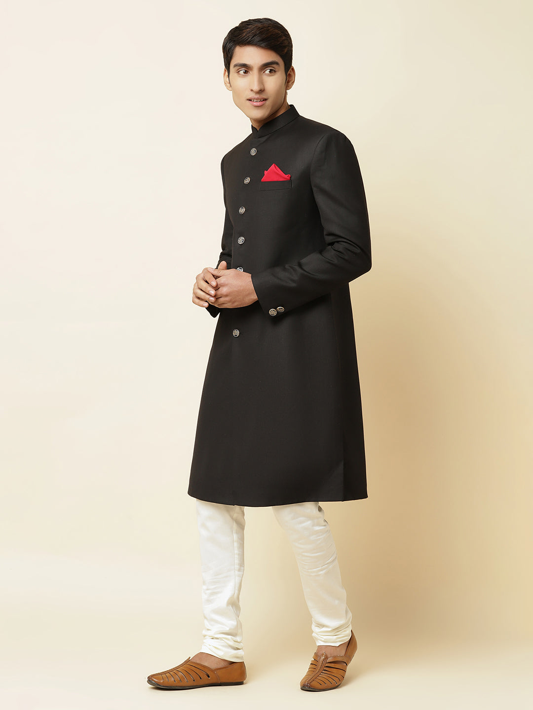 Black Sherwani Set - Spring Break