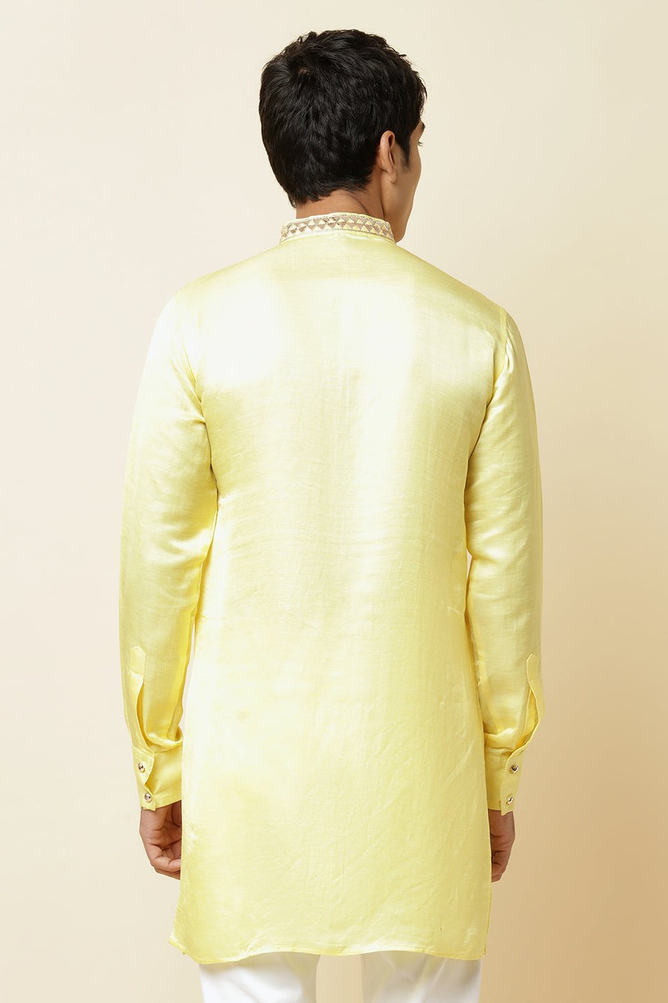 Yellow Embroidered Kurta - Spring Break