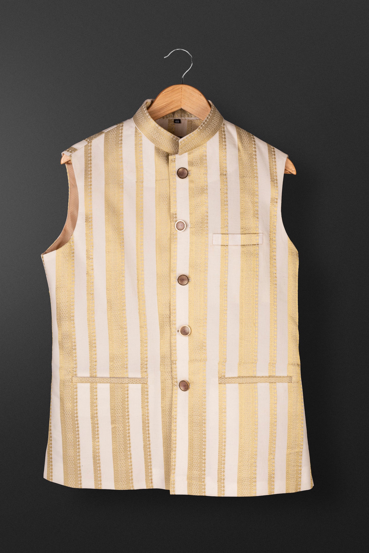 Vertical Stripes Bundi Jacket - Spring Break