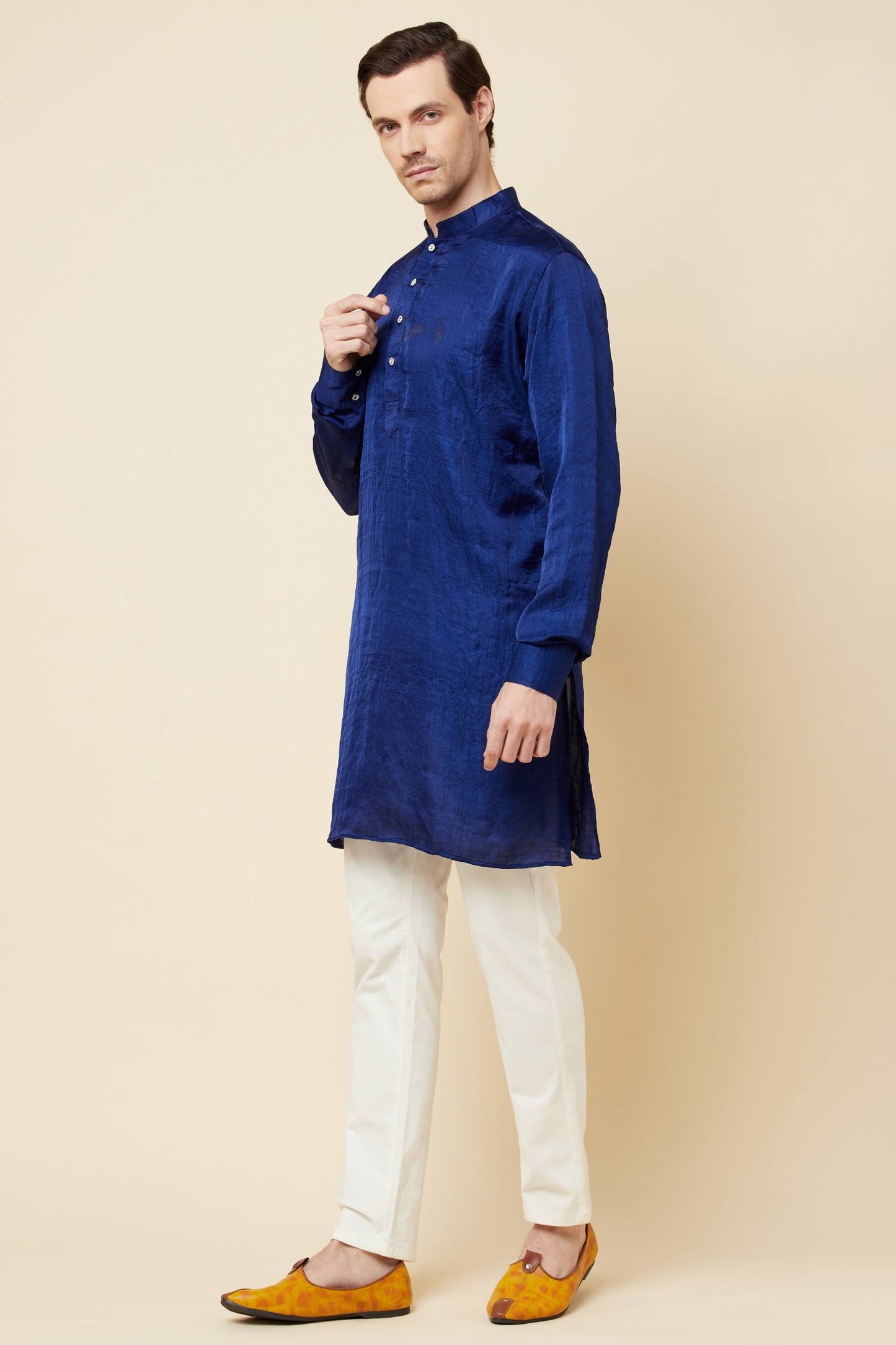 Navy Blue Kurta Set - Spring Break