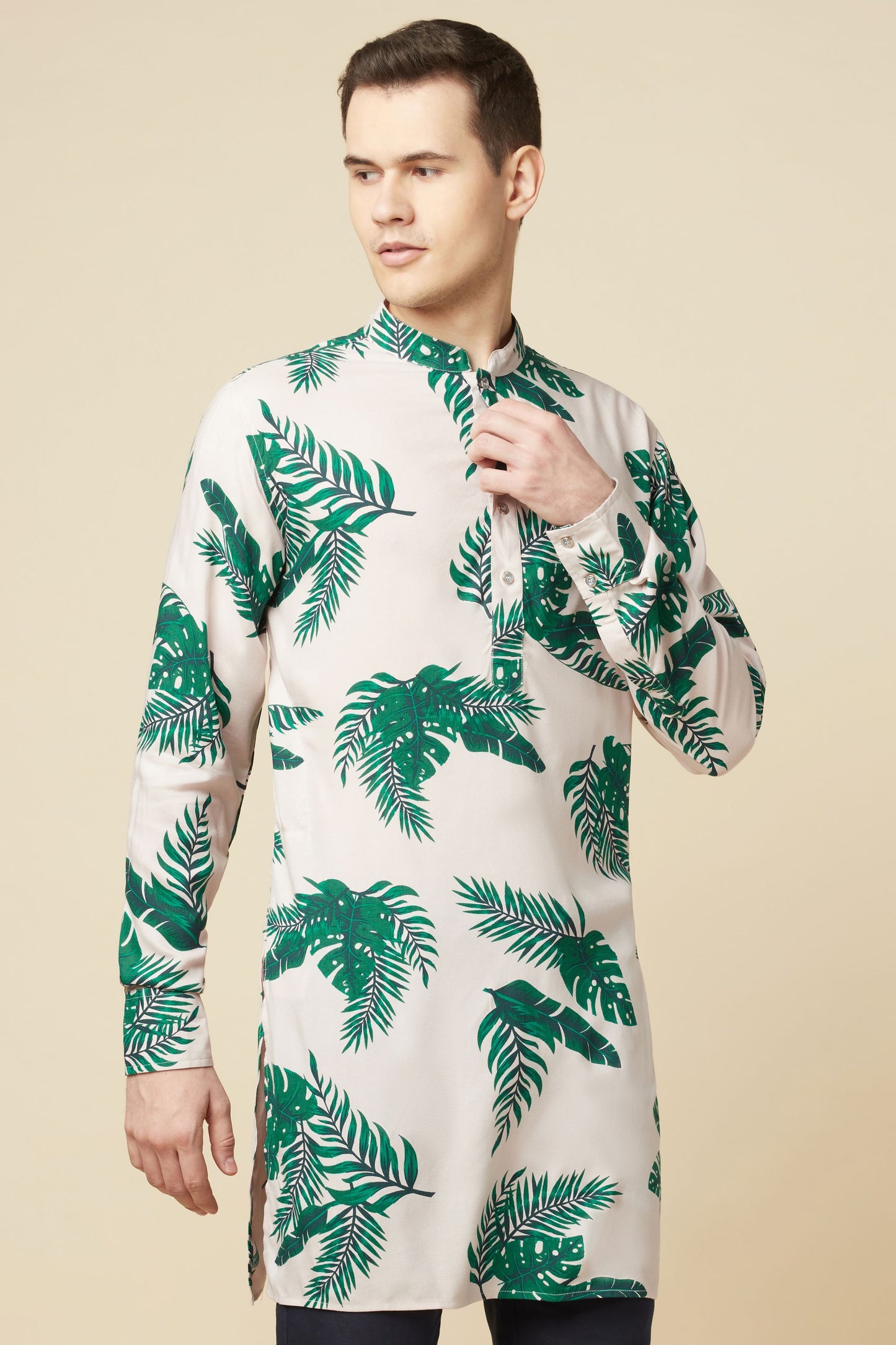 Tropical Print Kurta - Spring Break