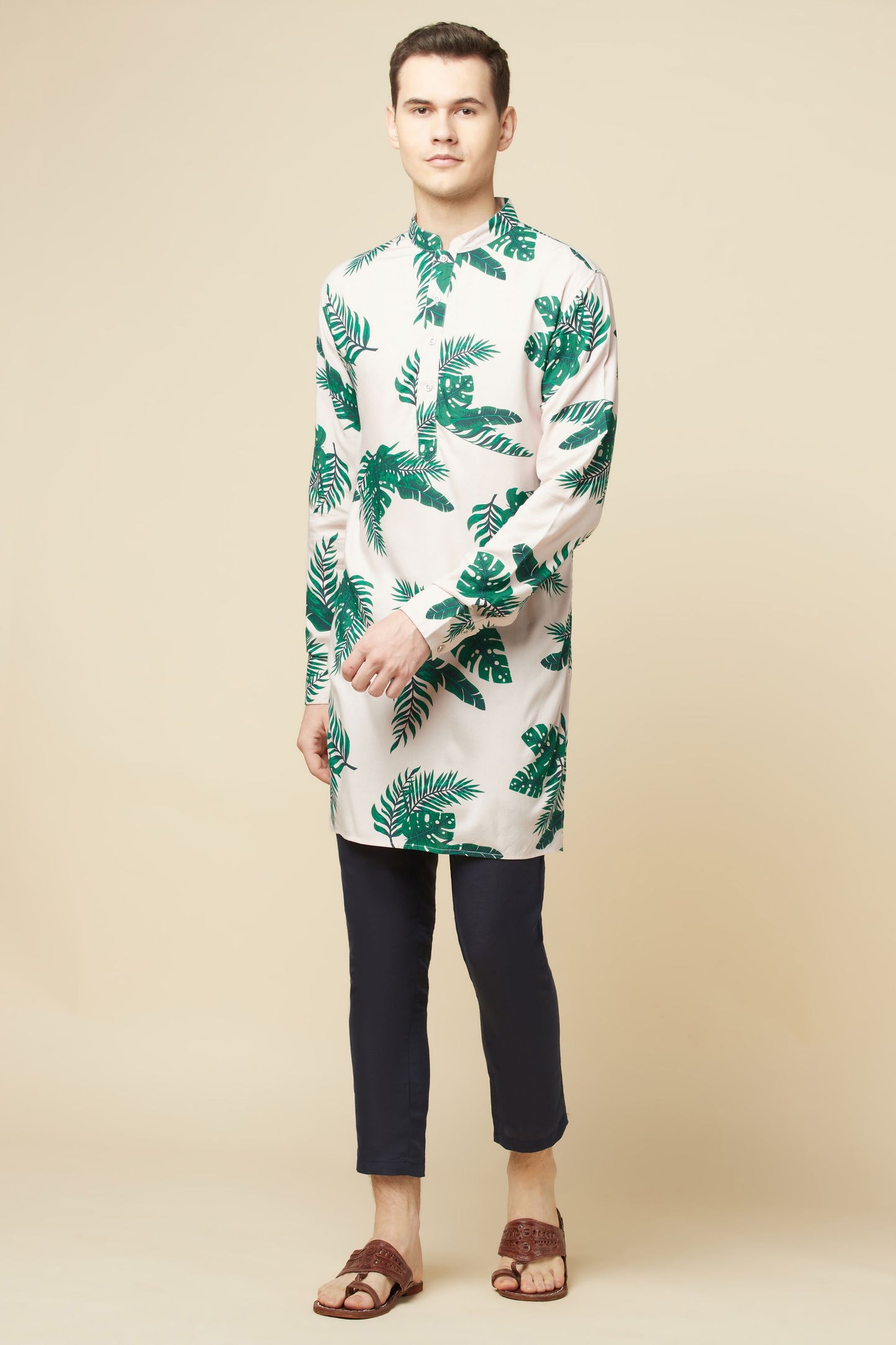 Tropical Print Kurta - Spring Break