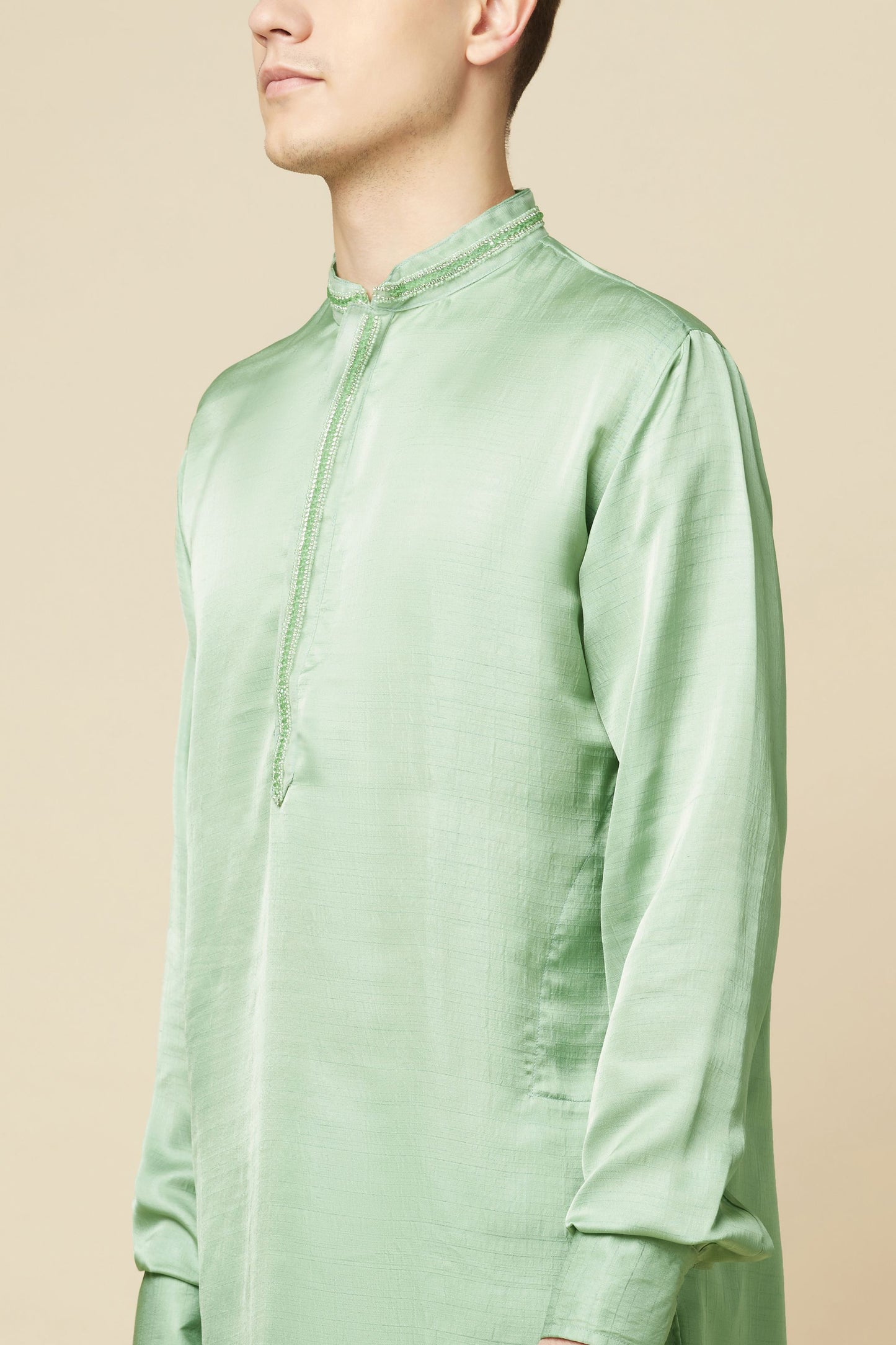 Green Embroidered Kurta - Spring Break