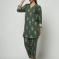 Green Embellished Sleeves Kurta Set