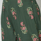 Green Embellished Sleeves Kurta Set