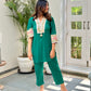 Emerald Green Embroidered Kurta Set