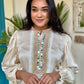 Ivory Embroidered Kurta Set