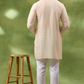 Ivory Thread Embroidered Kurta Set