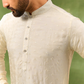 Ivory Thread Embroidered Kurta Set