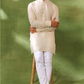 Ivory Thread Embroidered Kurta Set