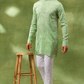 Mint Green Thread Embroidered Kurta Set