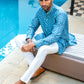 Blue Embroidered Kurta Set - Spring Break