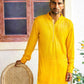 Mustard Embroidered Kurta Set - Spring Break