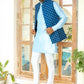 Pineapple Bundi Jacket with Kurta Set - Spring Break