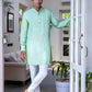 Mint Green Embroidered Kurta Set - Spring Break