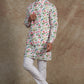 Floral Print Jacket Kurta Set