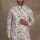 Floral Print Jacket Kurta Set