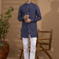Denim Printed Kurta - Spring Break