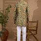 Green Blended Silk Kurta - Spring Break
