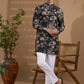 Digital Print Blended SIlk Kurta - Spring Break
