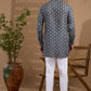 Grey Ikat Print Kurta - Spring Break