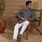 Grey Ikat Print Kurta - Spring Break
