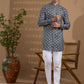 Grey Ikat Print Kurta - Spring Break