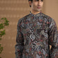 Paisley Print Blended SIlk Kurta - Spring Break