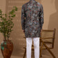 Paisley Print Blended SIlk Kurta - Spring Break