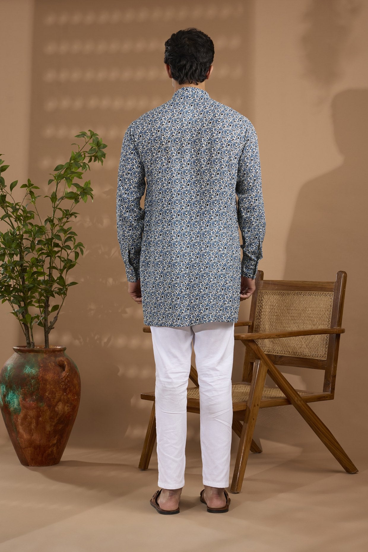 Cotton Crepe Printed Kurta - Spring Break