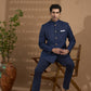 Navy Jacquard Bandhgala Jacket - Spring Break