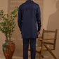 Navy Hand Embroidered Kurta Set - Spring Break