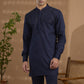 Navy Hand Embroidered Kurta Set - Spring Break
