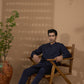 Navy Hand Embroidered Kurta Set - Spring Break