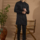 Black Metallic Embroiderd Kurta Set - Spring Break