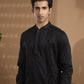 Black Metallic Embroiderd Kurta Set - Spring Break