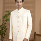 Cream Embroidered Bandhgala Jacket - Spring Break
