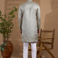 Grey Embroidered Sherwani Set - Spring Break