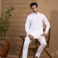 White Border Embroidered Kurta Set - Spring Break