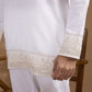 White Border Embroidered Kurta Set - Spring Break