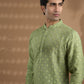 Green Embroidered Kurta Set - Spring Break