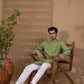 Green Embroidered Kurta Set - Spring Break