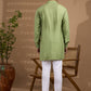 Green Embroidered Kurta Set - Spring Break
