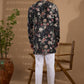 Black Digital Print Kurta Set - Spring Break