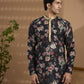 Black Digital Print Kurta Set - Spring Break