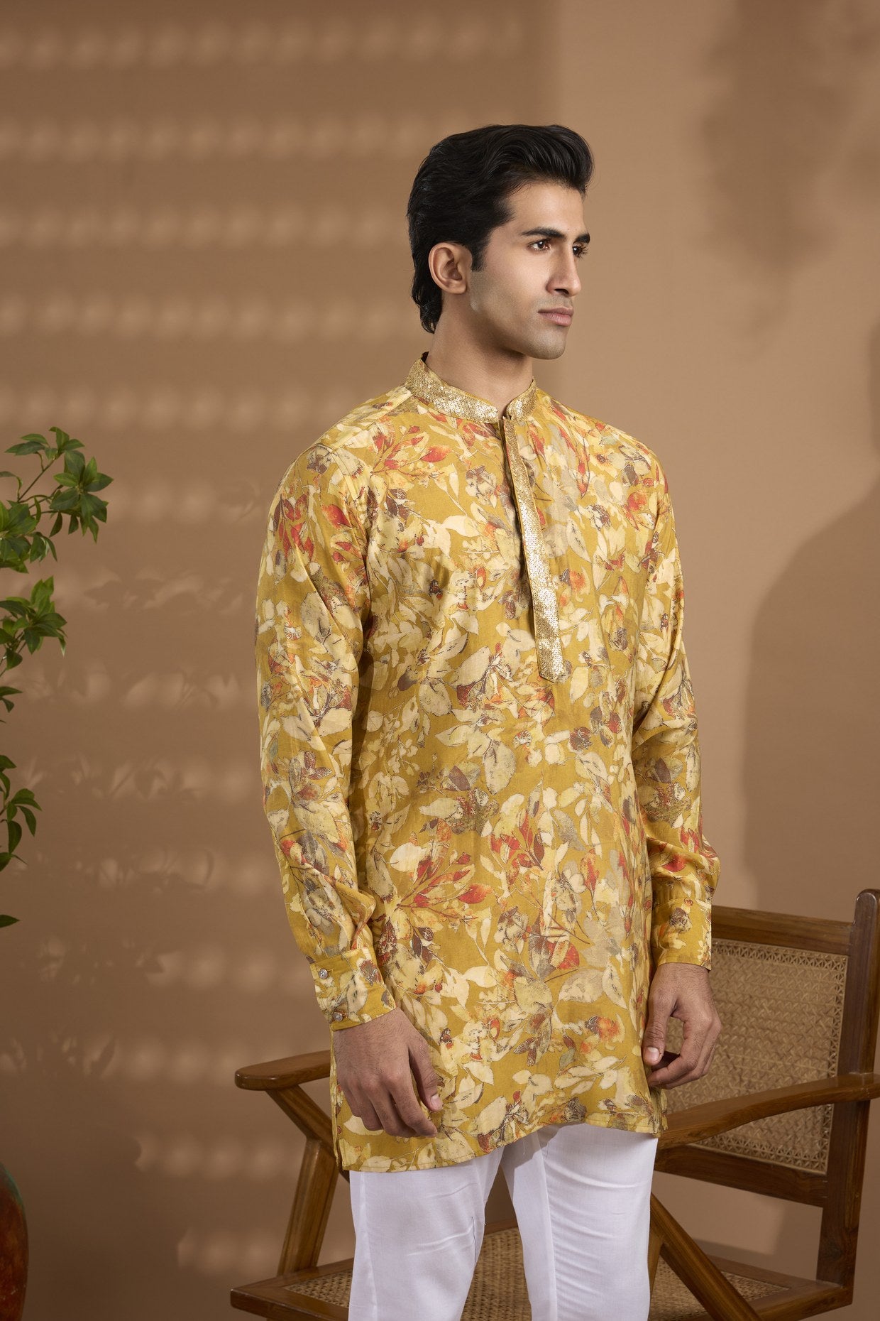 Yellow Digital Print Kurta Set - Spring Break