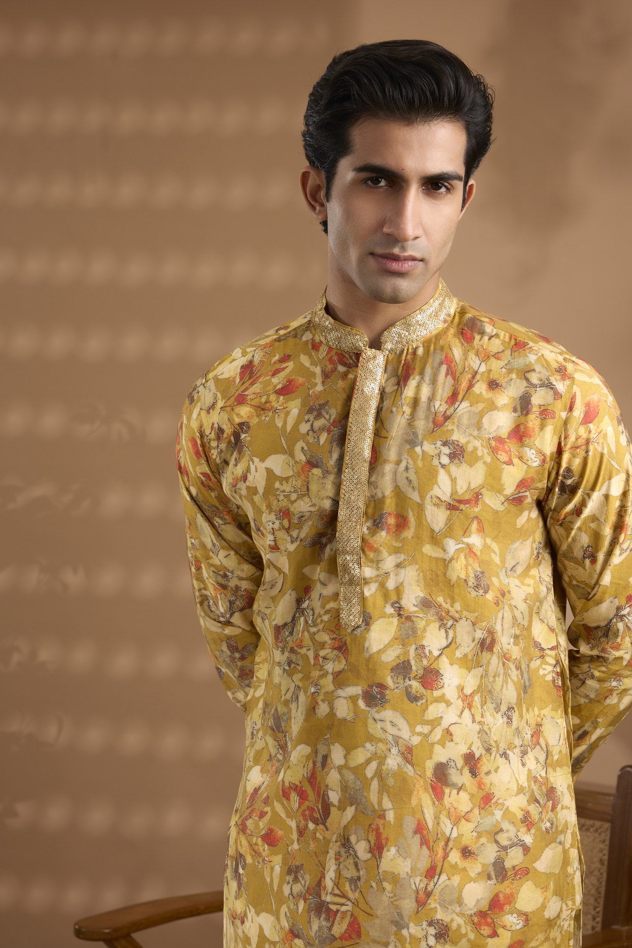 Yellow Digital Print Kurta Set - Spring Break